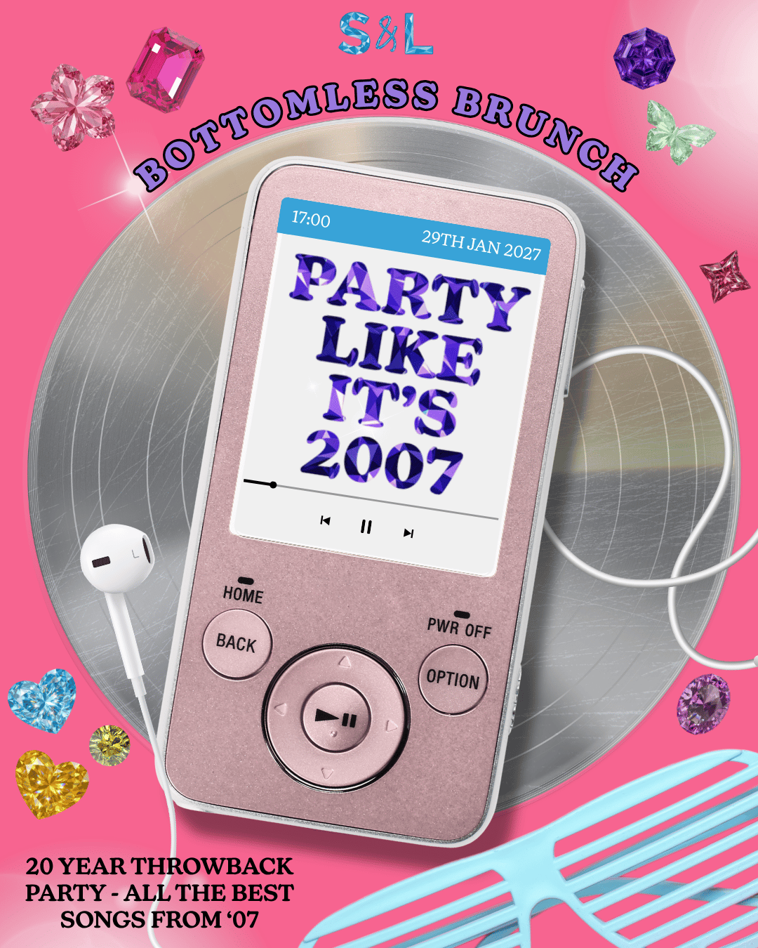 Party Like It's 2007 - Bottomless Brunch