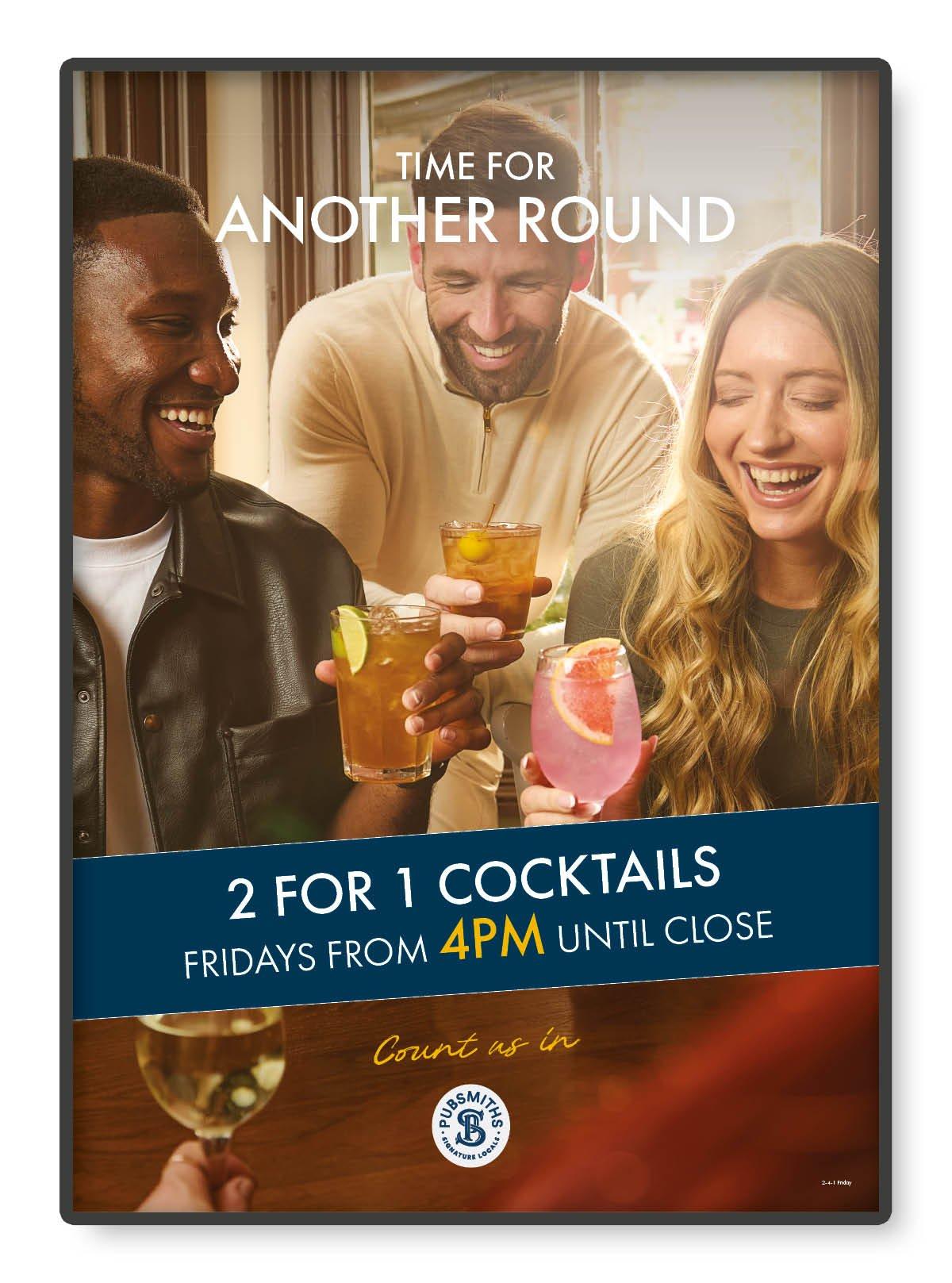 2-4-1 cocktails