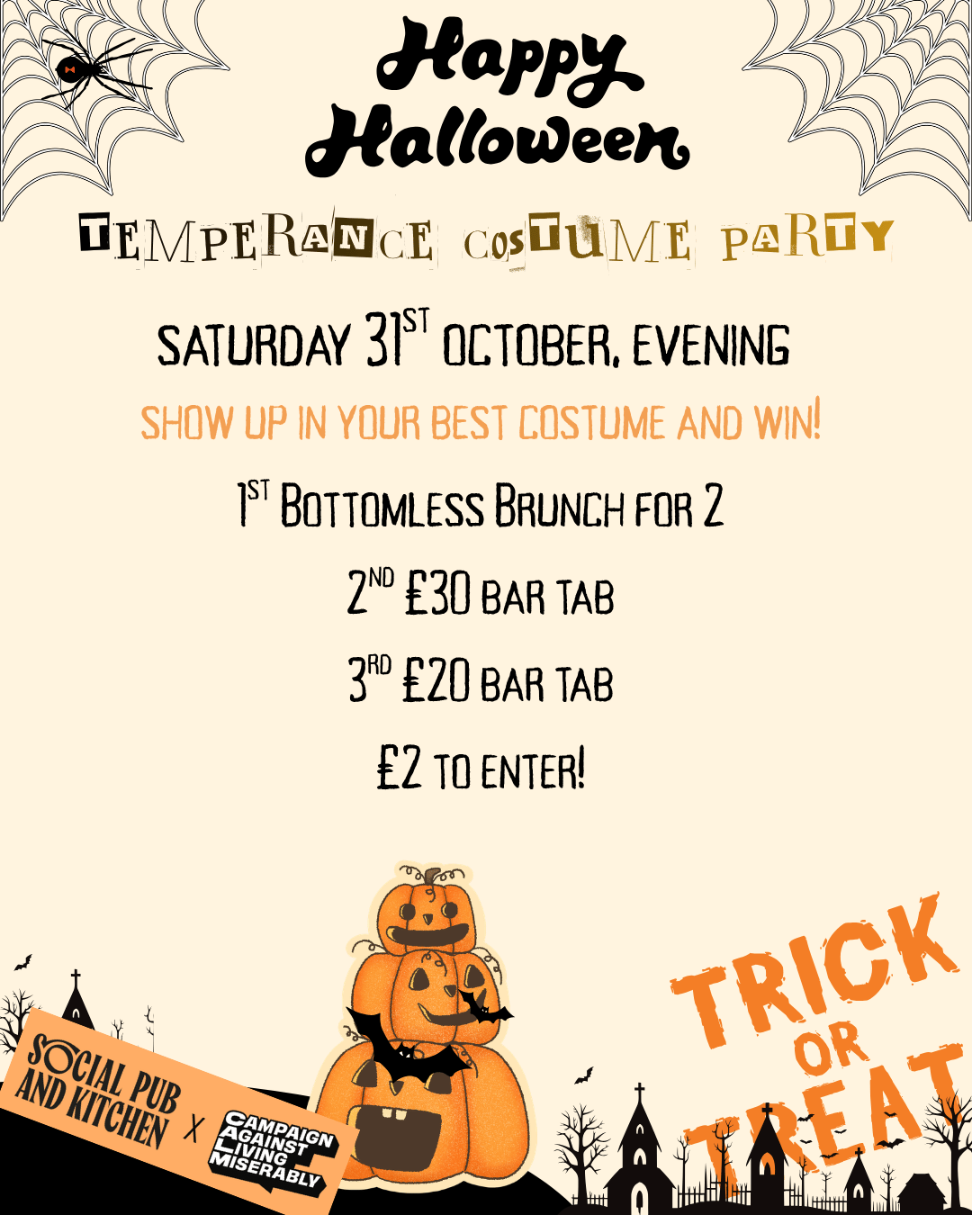 Halloween Party -  Dress up and WIN