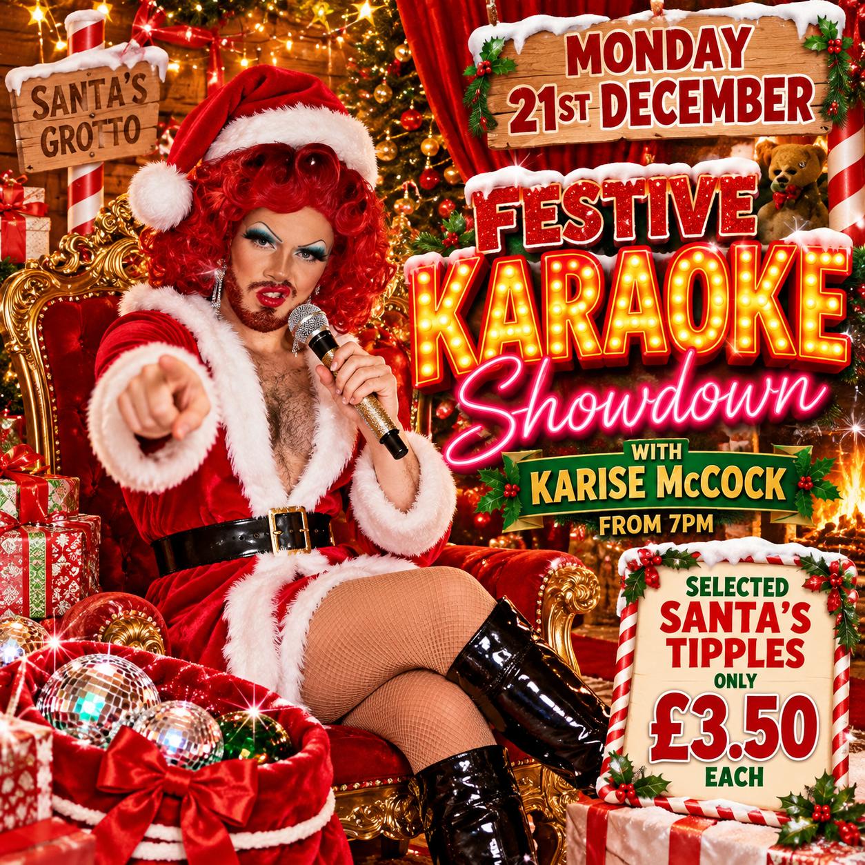Festive Karaoke Showdown with Karise McCock
