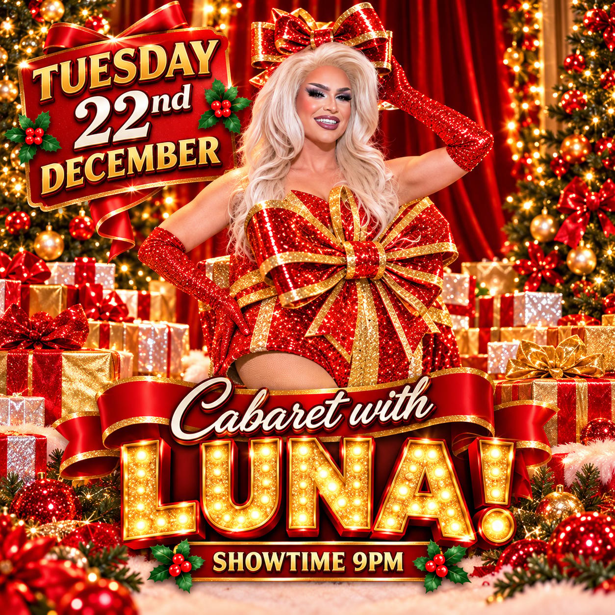 Tuesday Night Christmas Cabaret with Luna
