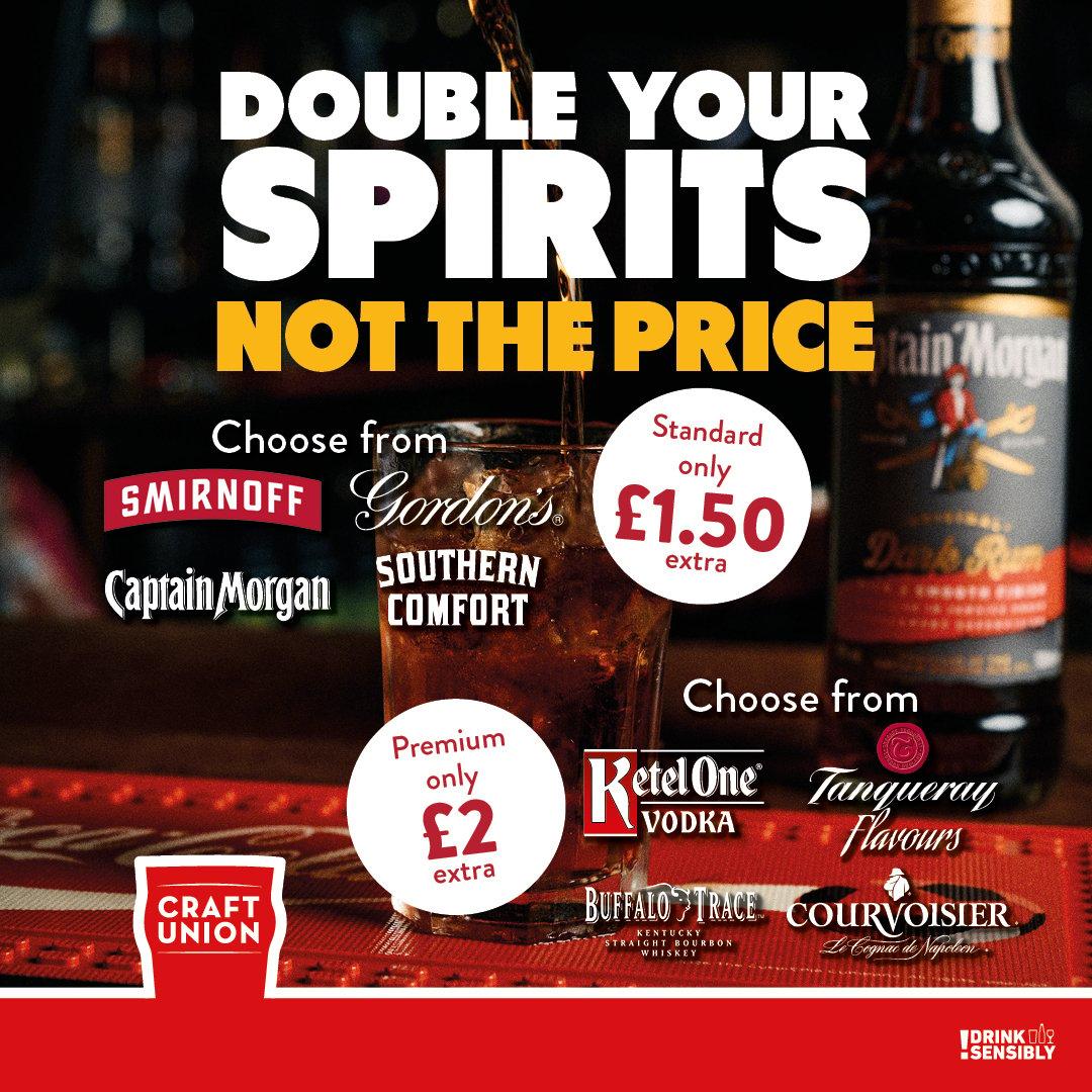 Double up for 1.50 extra