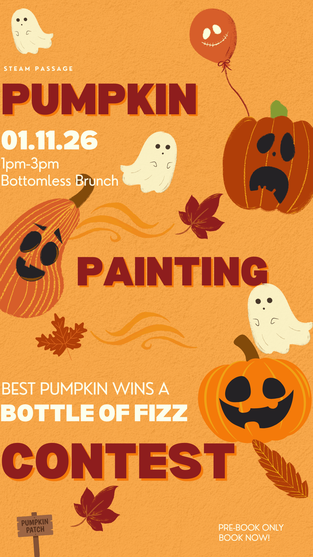 Pumpkin painting brunch