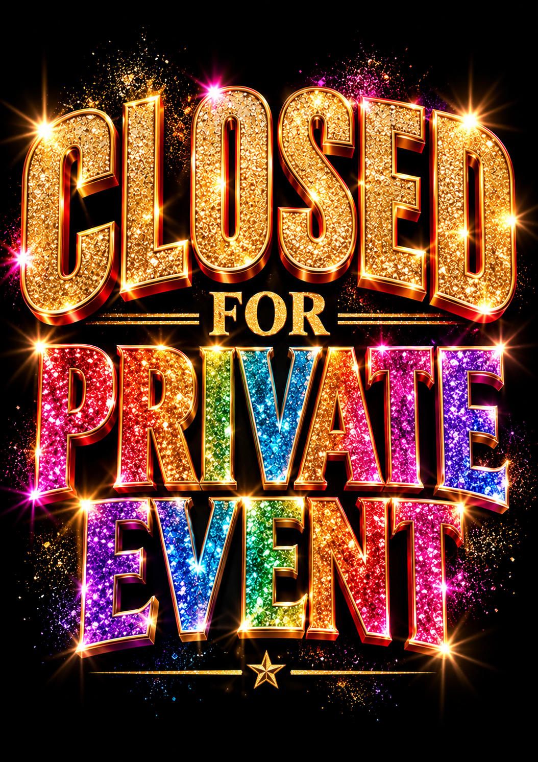 Closed for Private Event