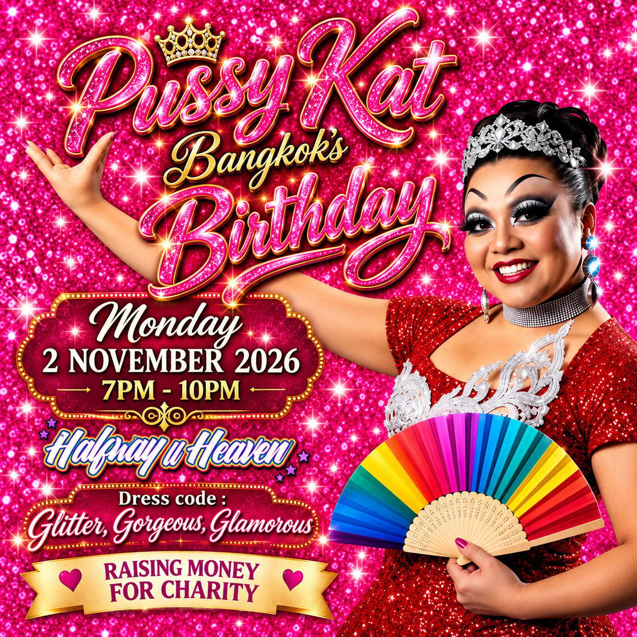 Pussy Kat Bangkok’s Glittering Birthday Fundraiser