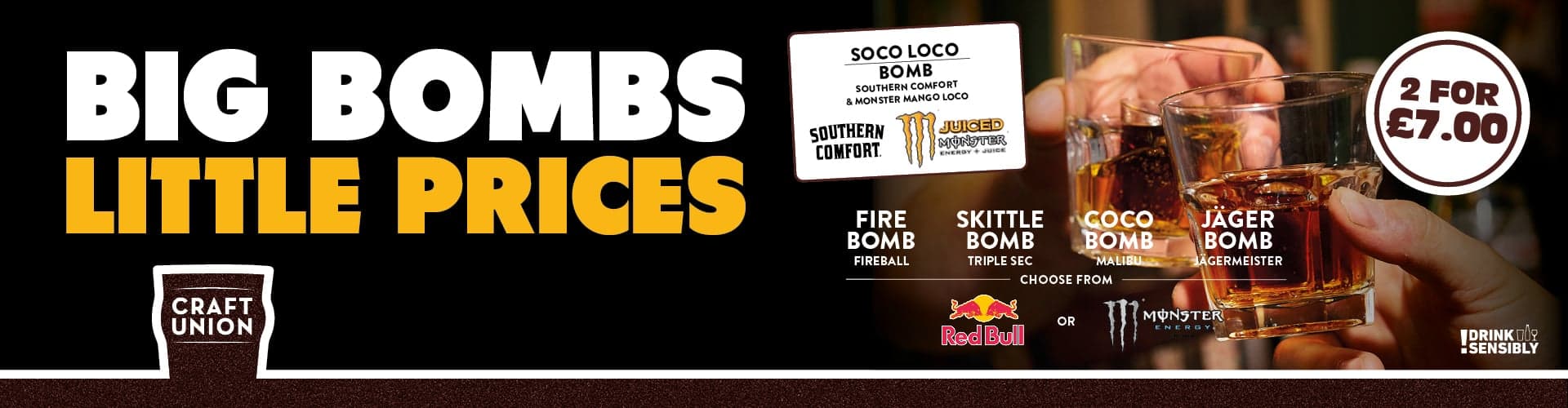 2 for 7.00 bombs