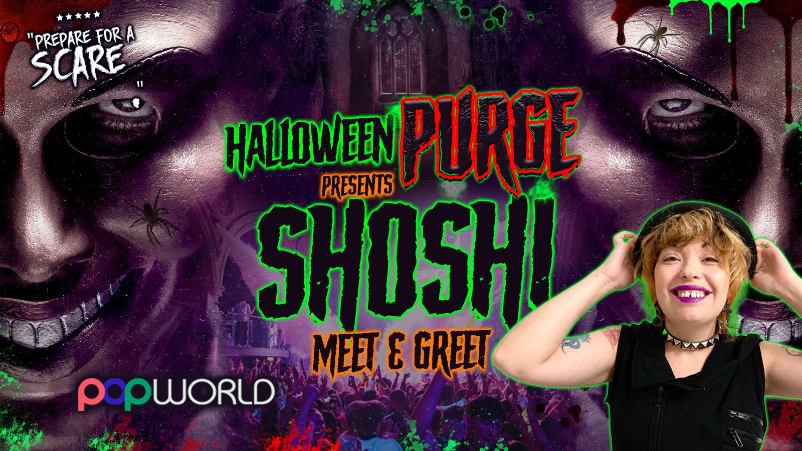 HALLOWEEN PURGE🩸 Glasgow's Biggest Halloween Event 🎃 👥 With special guest Shoshi 
