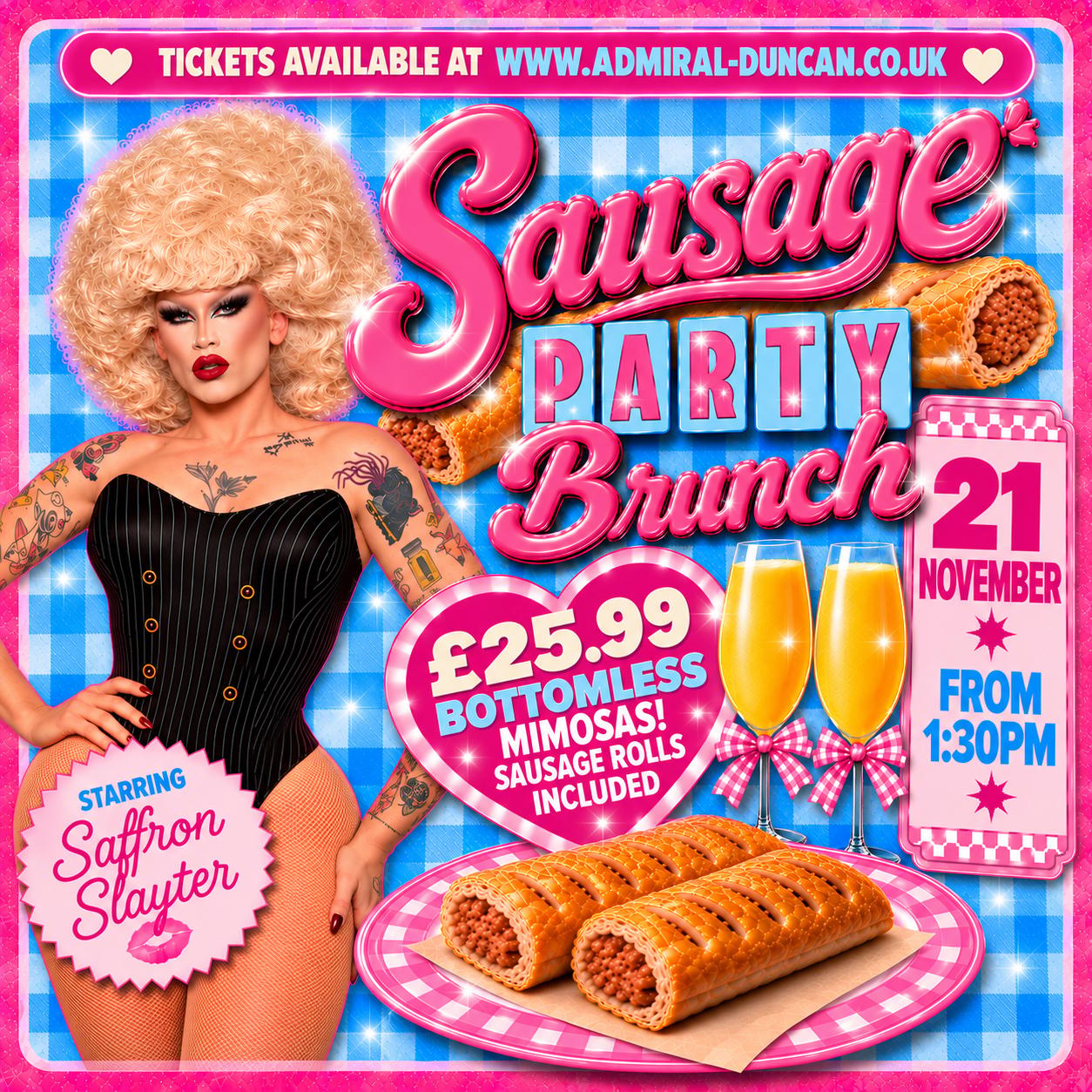 Sausage Party Brunch hosted by Saffron Slayter