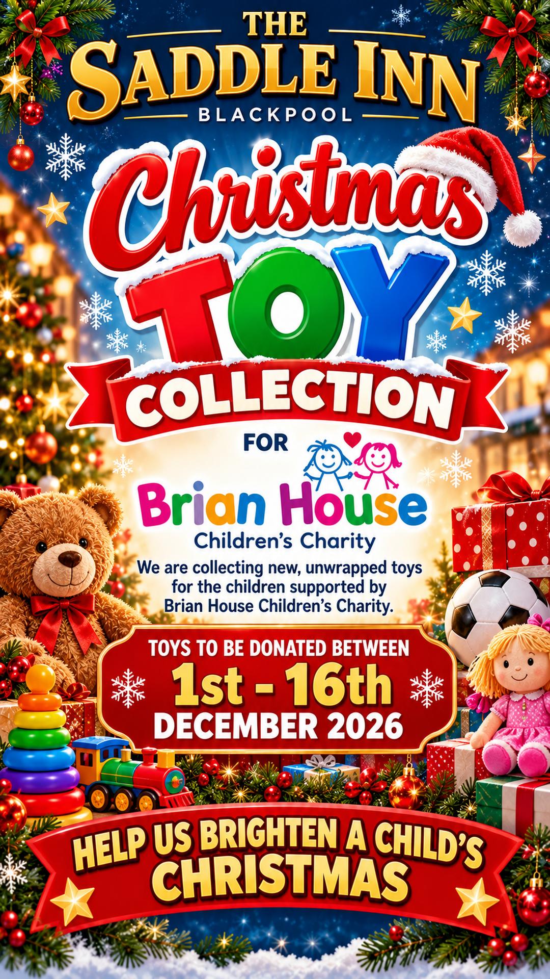 Christmas Toy Collection for Brian House Childrens Charity