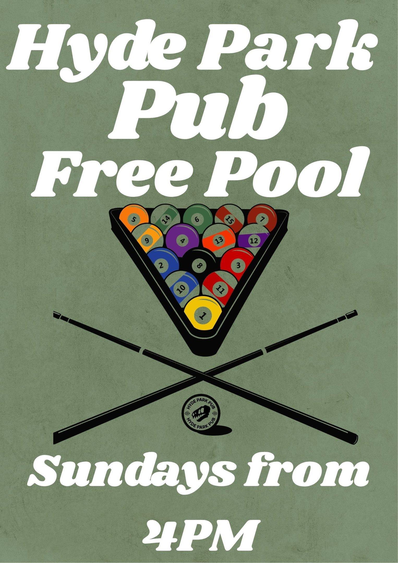 Free pool Sundays