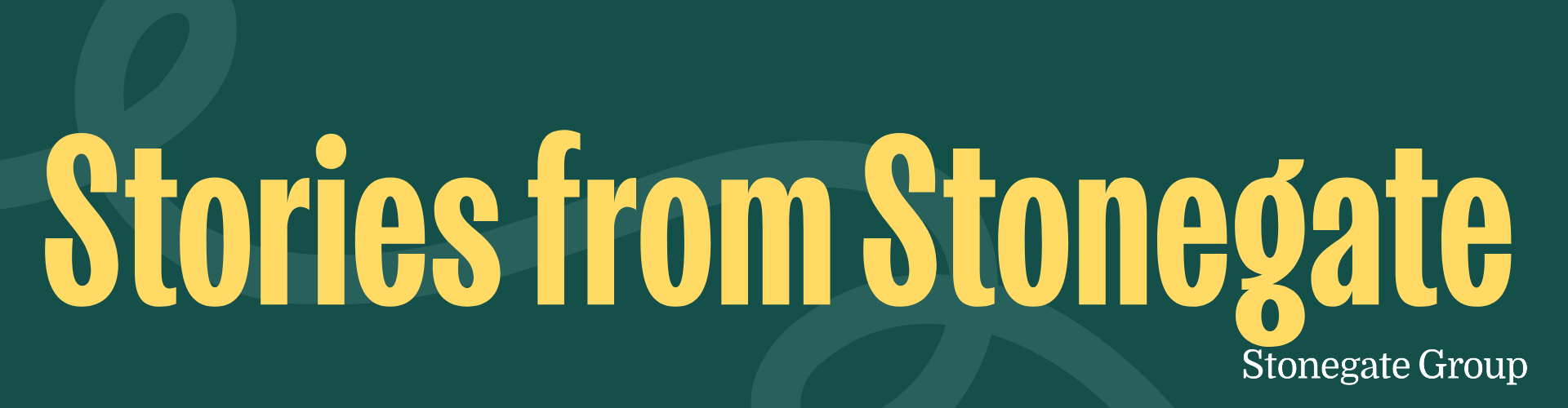 Text reads 'Stories from Stonegate'