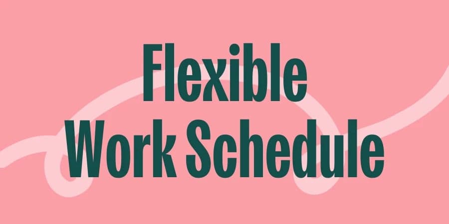 Flexible work schedule