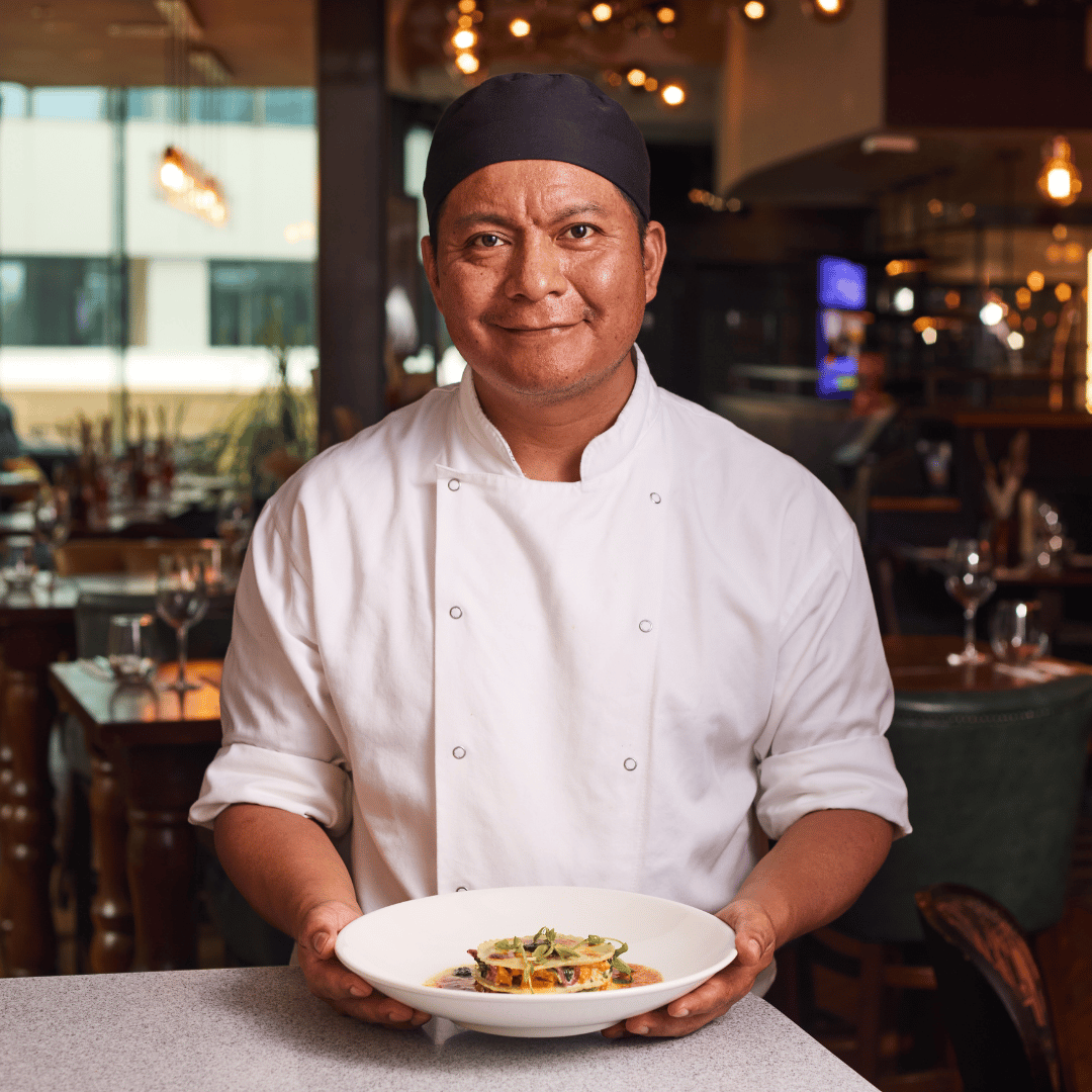 Chapter Collection Head Chef smiling at the camera