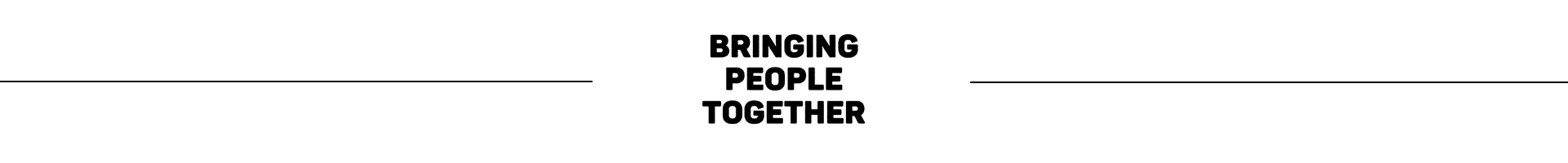 Bringing People Together Logo