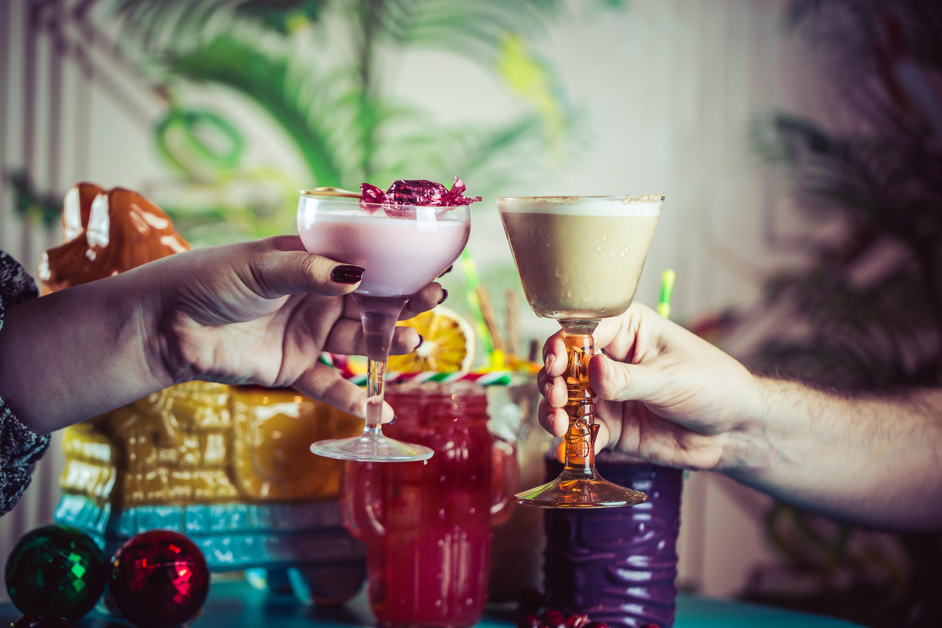 Cheersing festive cocktails at Barrio Bars