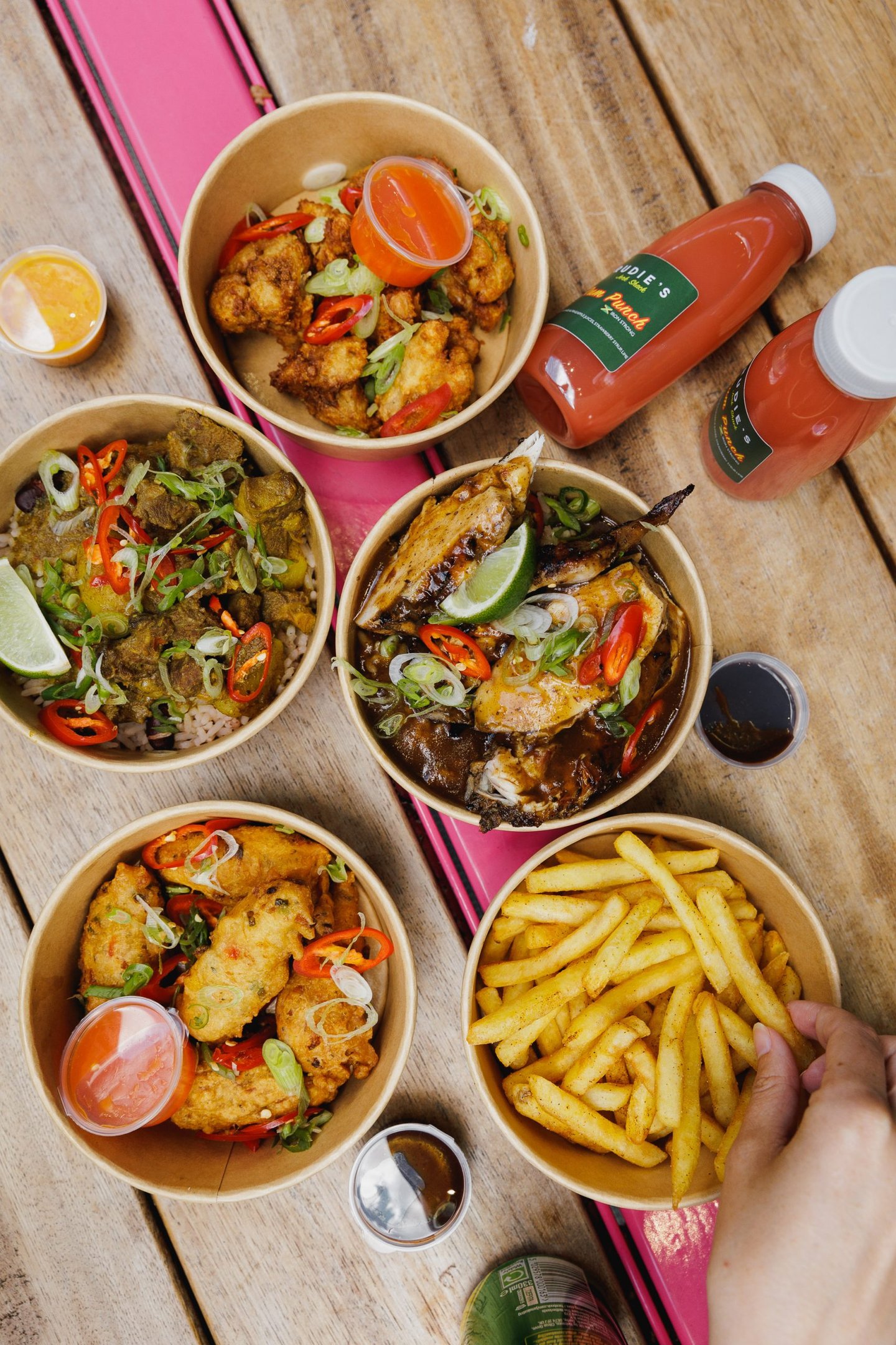 A selection of dishes from Dub Pan in Croydon