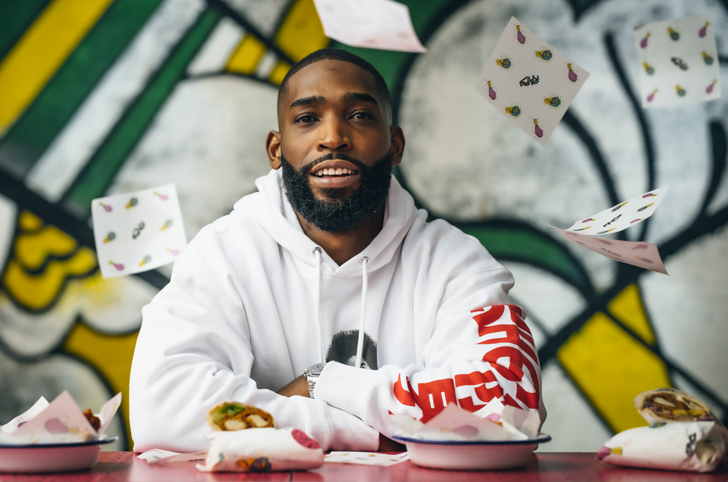 Tinie Tempah at Raps Fried Chicken