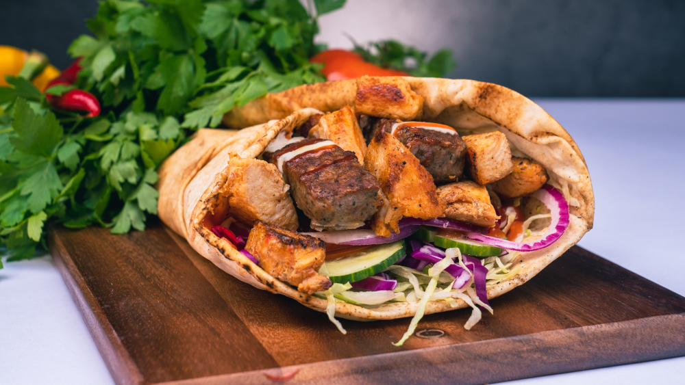 Kebab at the Kebab Station in Croydon