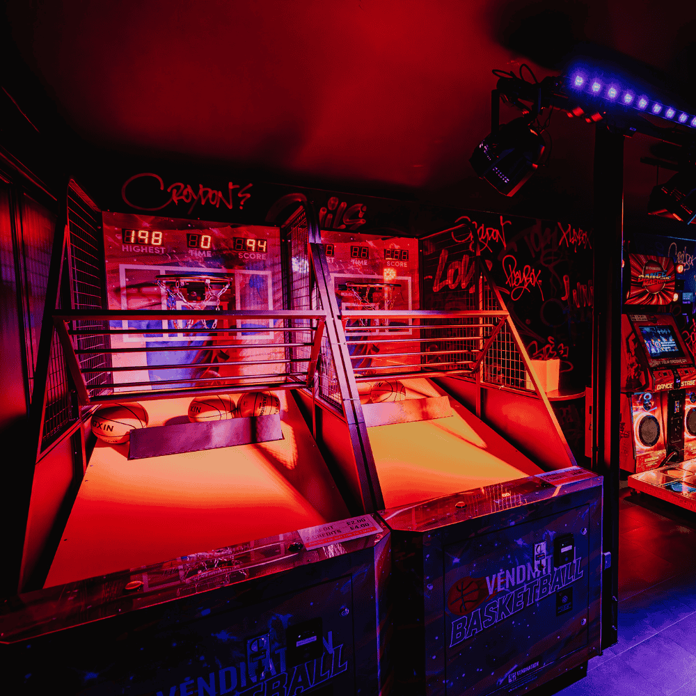 Basketball Machine at PLAYBOX in Croydon