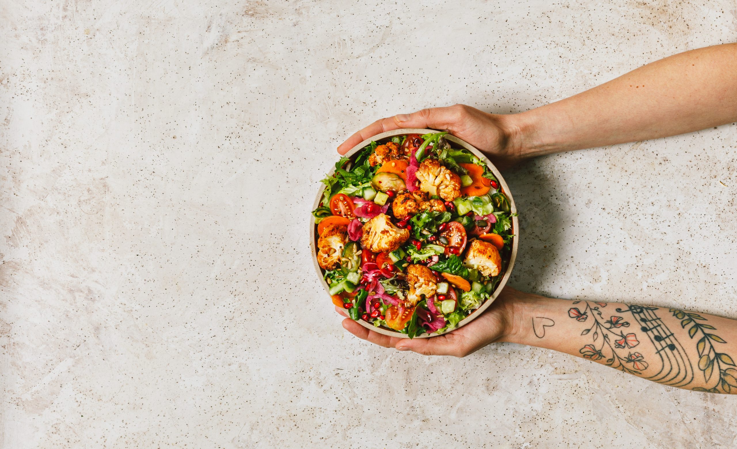 Salad Bowl at Wholesome Greens in BOXHALL Liverpool Street