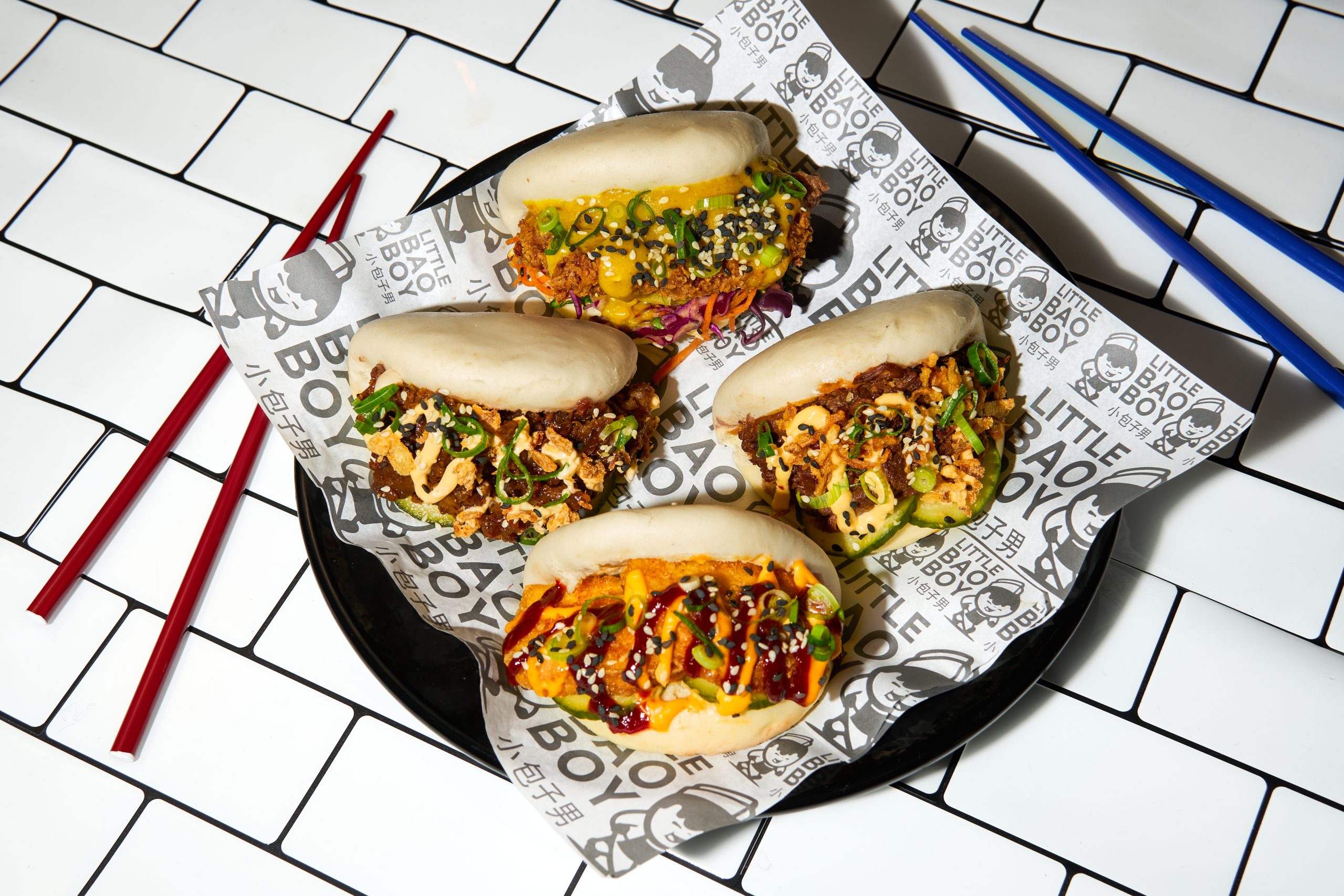 Four Bao Buns from Little Bao Boy in BOXHALL Liverpool Street