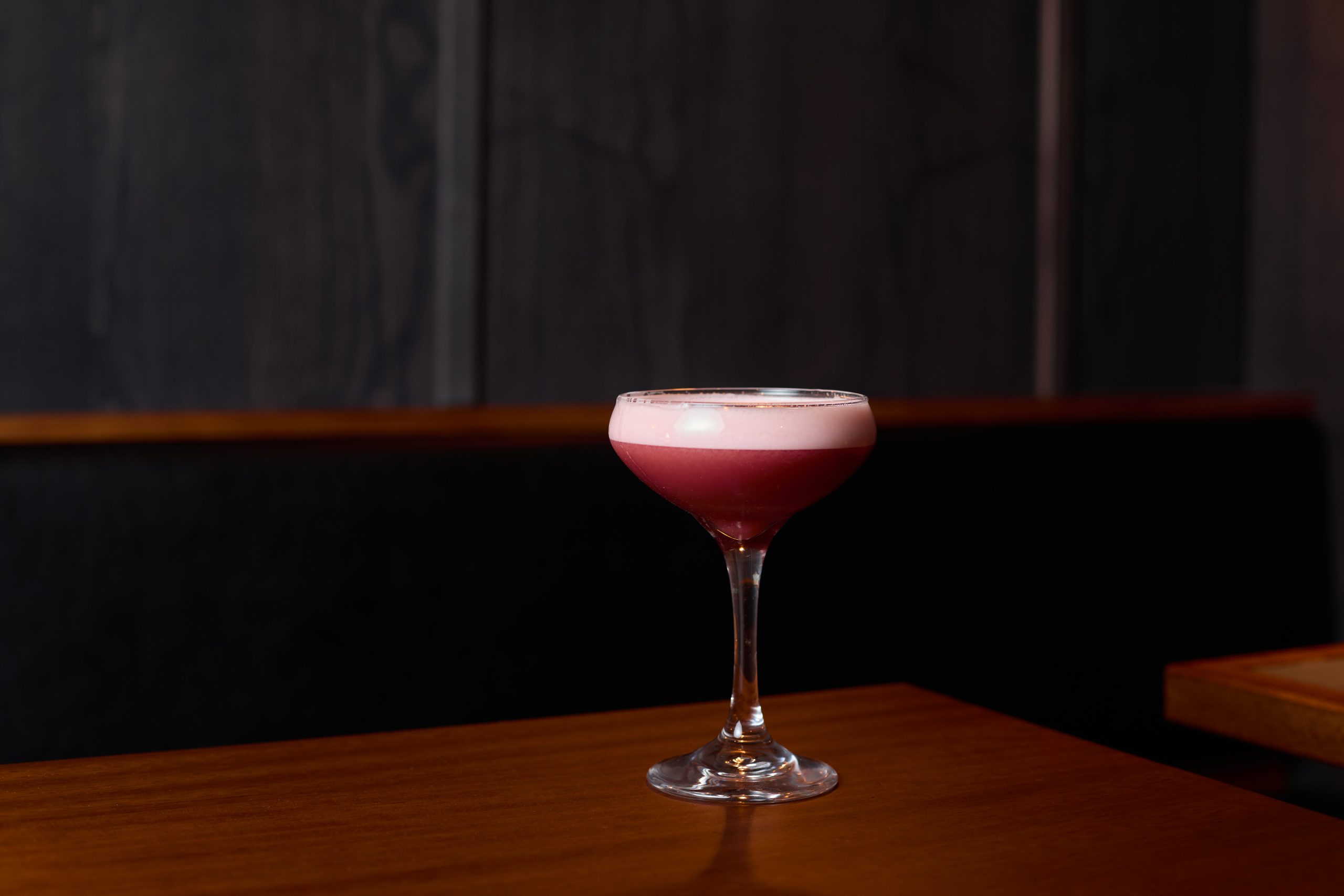 A Clover Club Cocktail at Boxhall in Liverpool Street