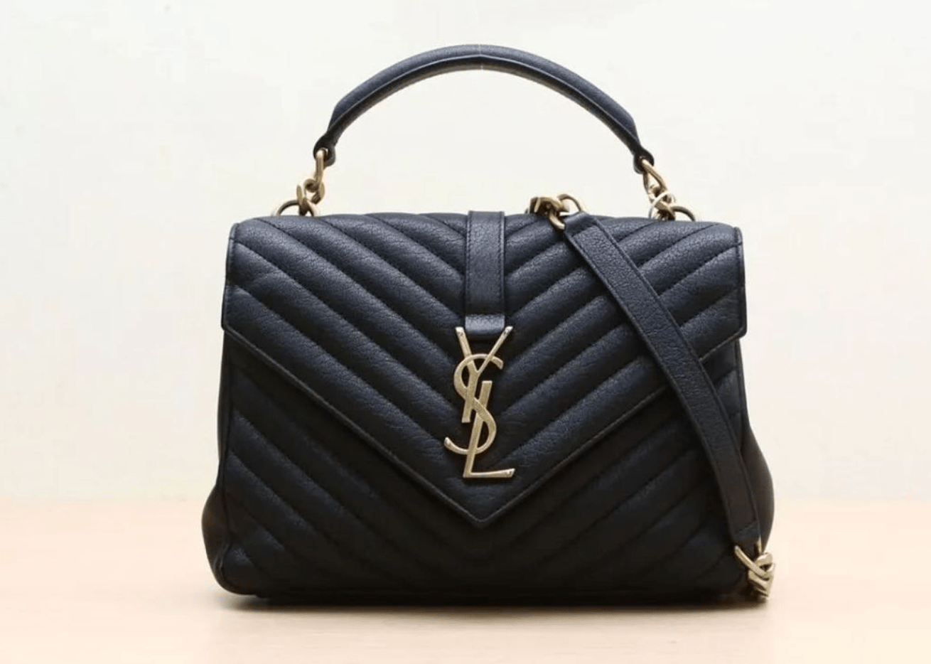 Yyves Saint Lauren bag at Gothentic in Camden