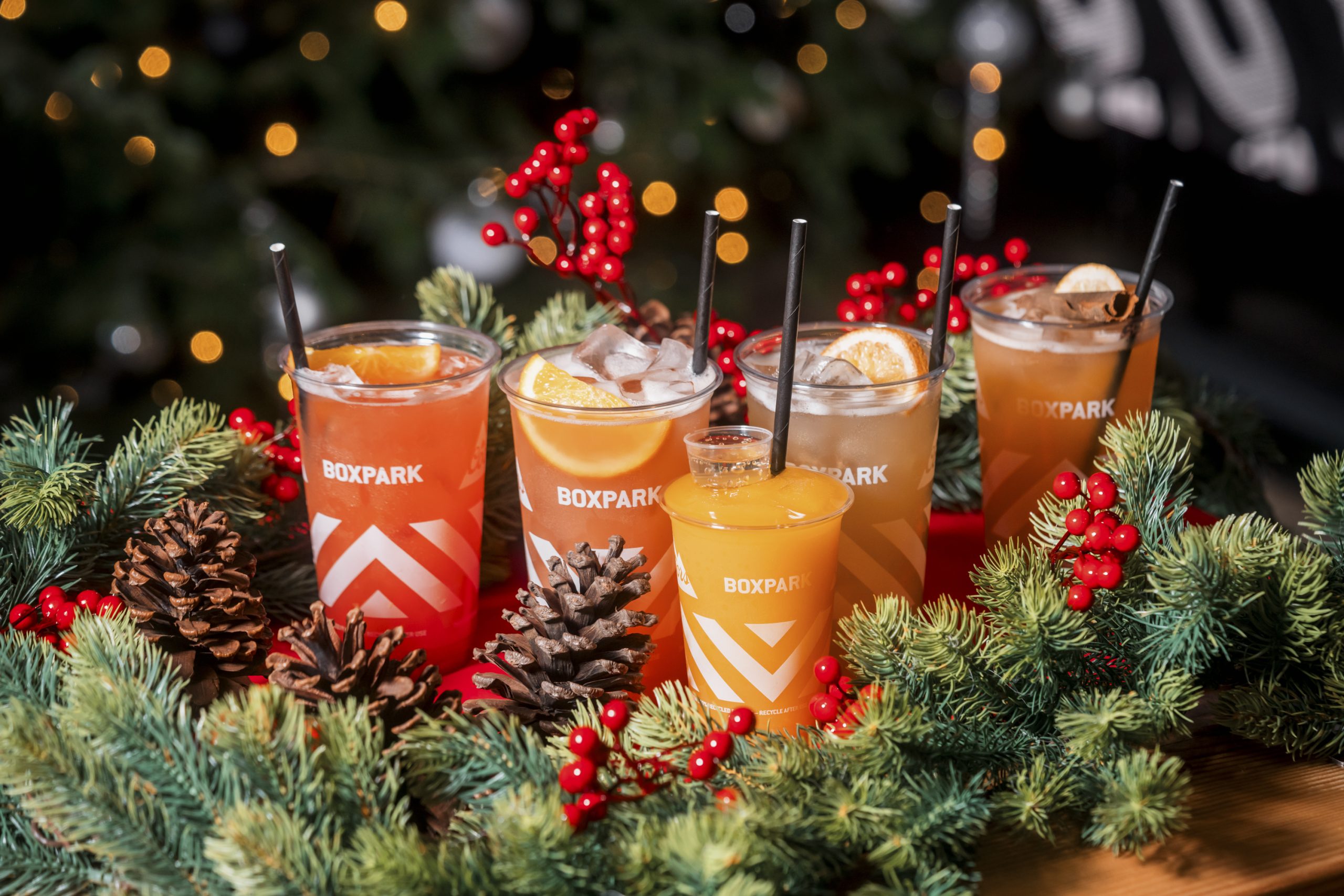 Festive drinks at BOXPARK