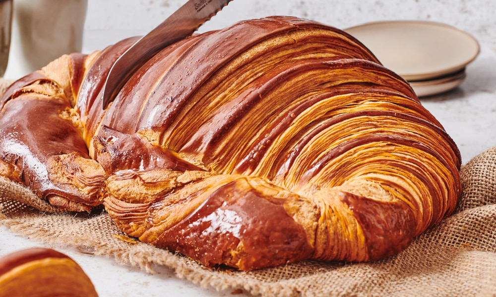 A croissant from Philippe Conticini in Boxpark Camden