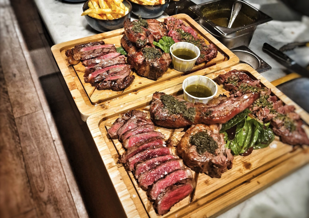 A selection of steaks from Beast & Field at Boxpark Shoreditch