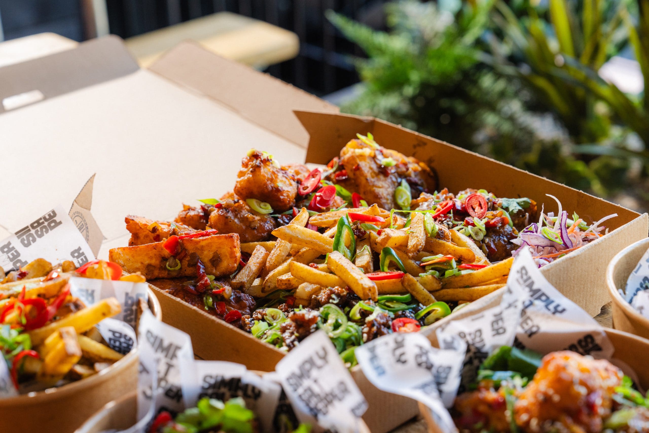 A selection of food from Simply Salt n Pepper in Liverpool 