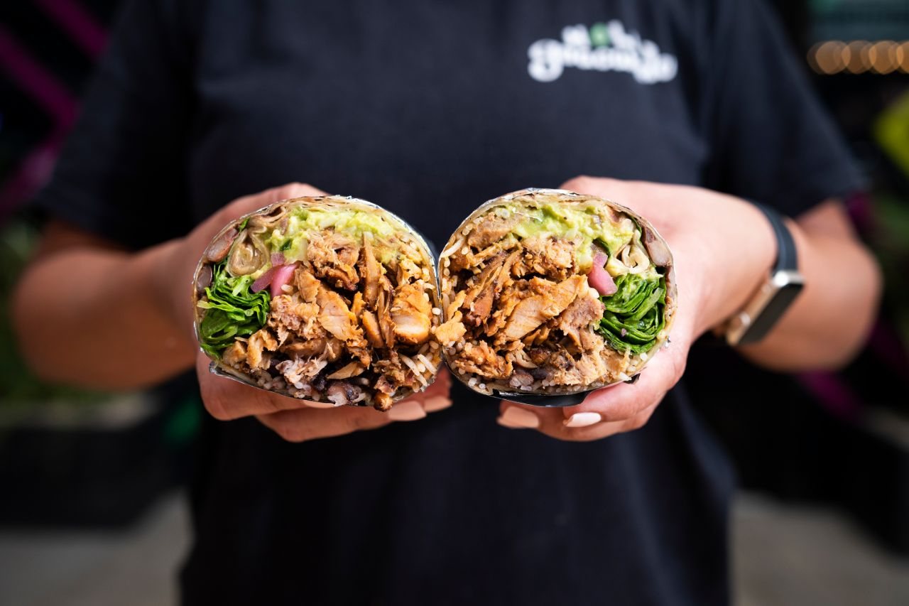 Food from Hola Guacamole in BOXPARK Wembley