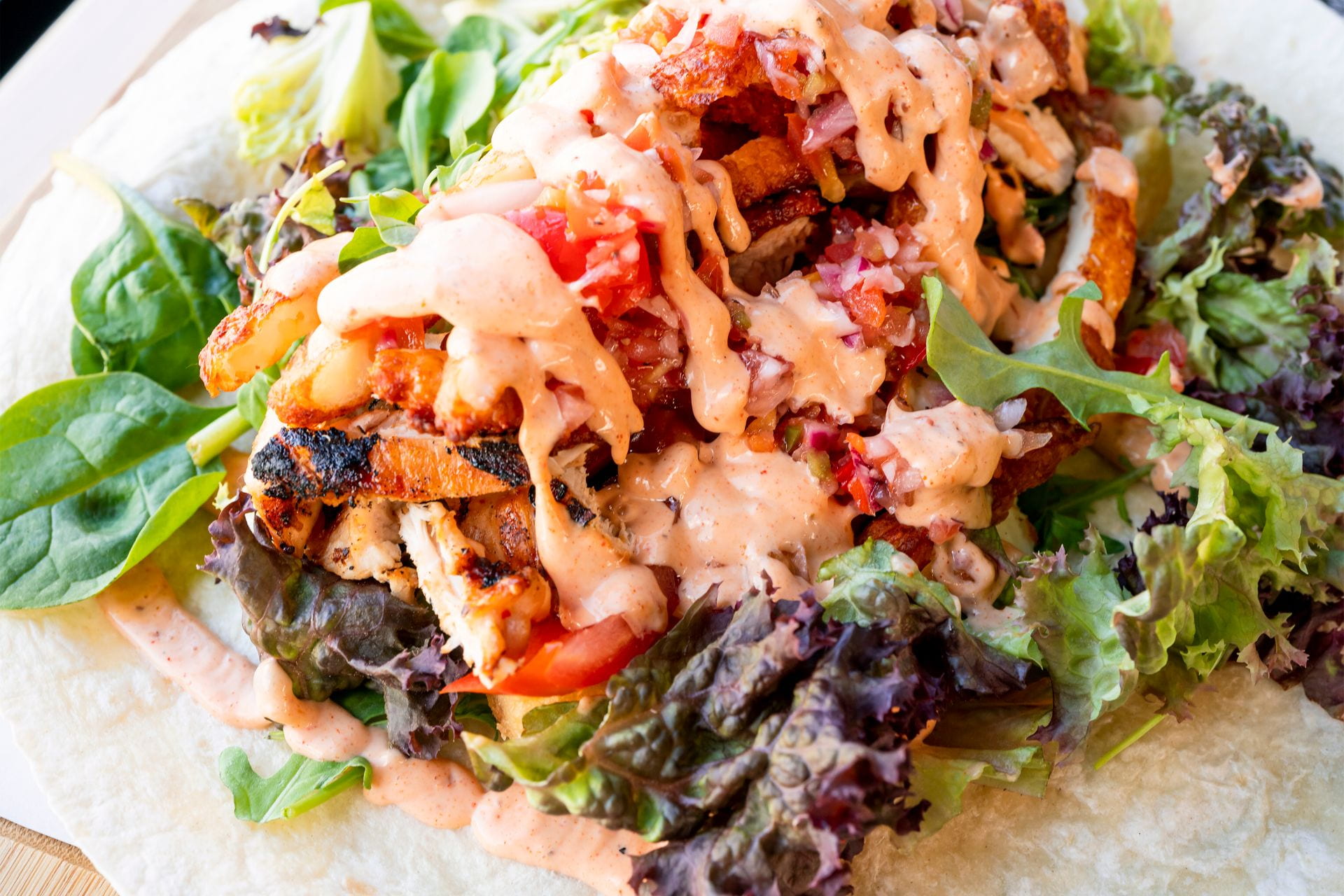 Food from Ipanema Barbecue at Boxpark Wembley