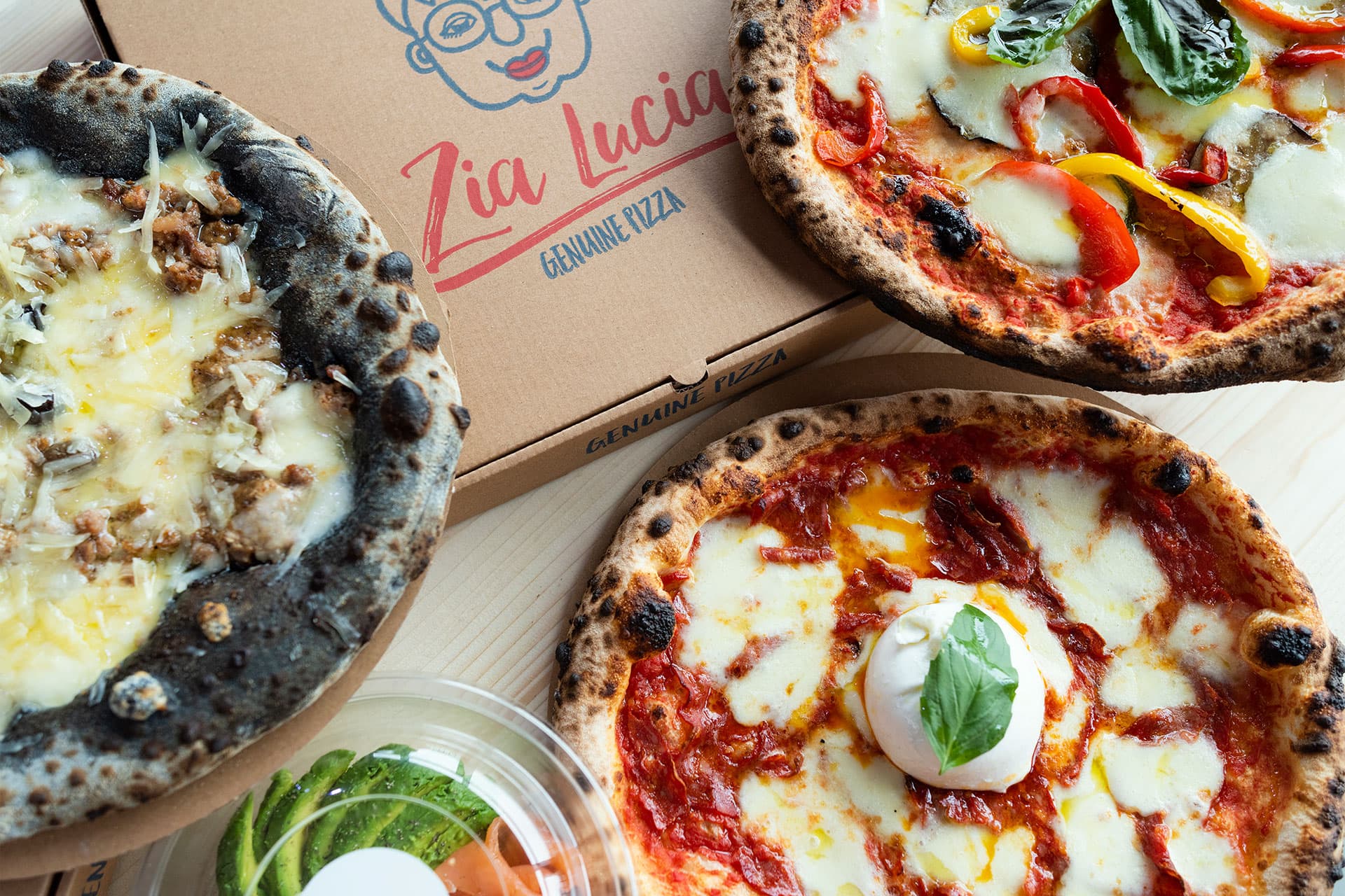 Pizza from Zia Lucia at Boxpark Wembley