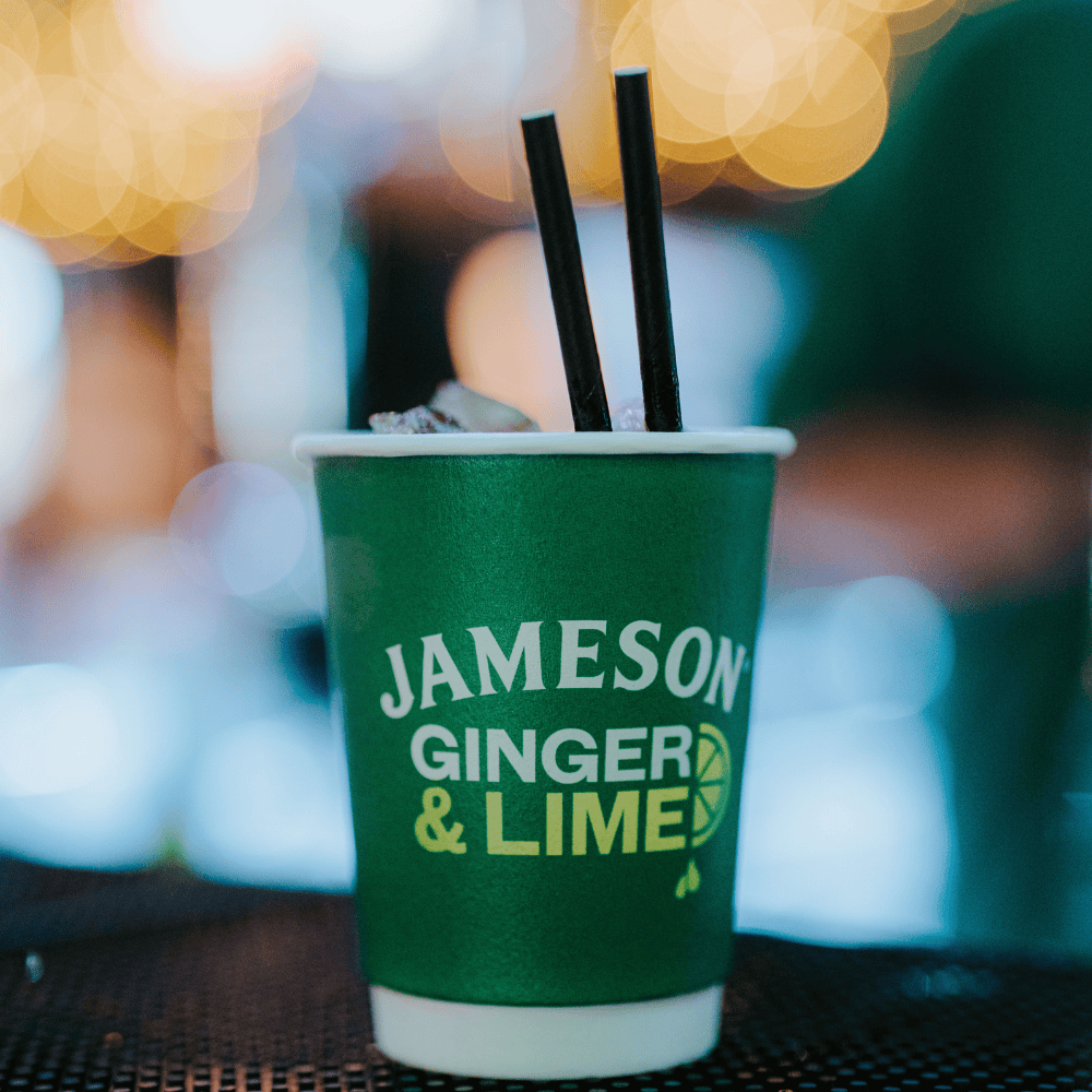 Jameson Ginger and Lime at BOXPARK
