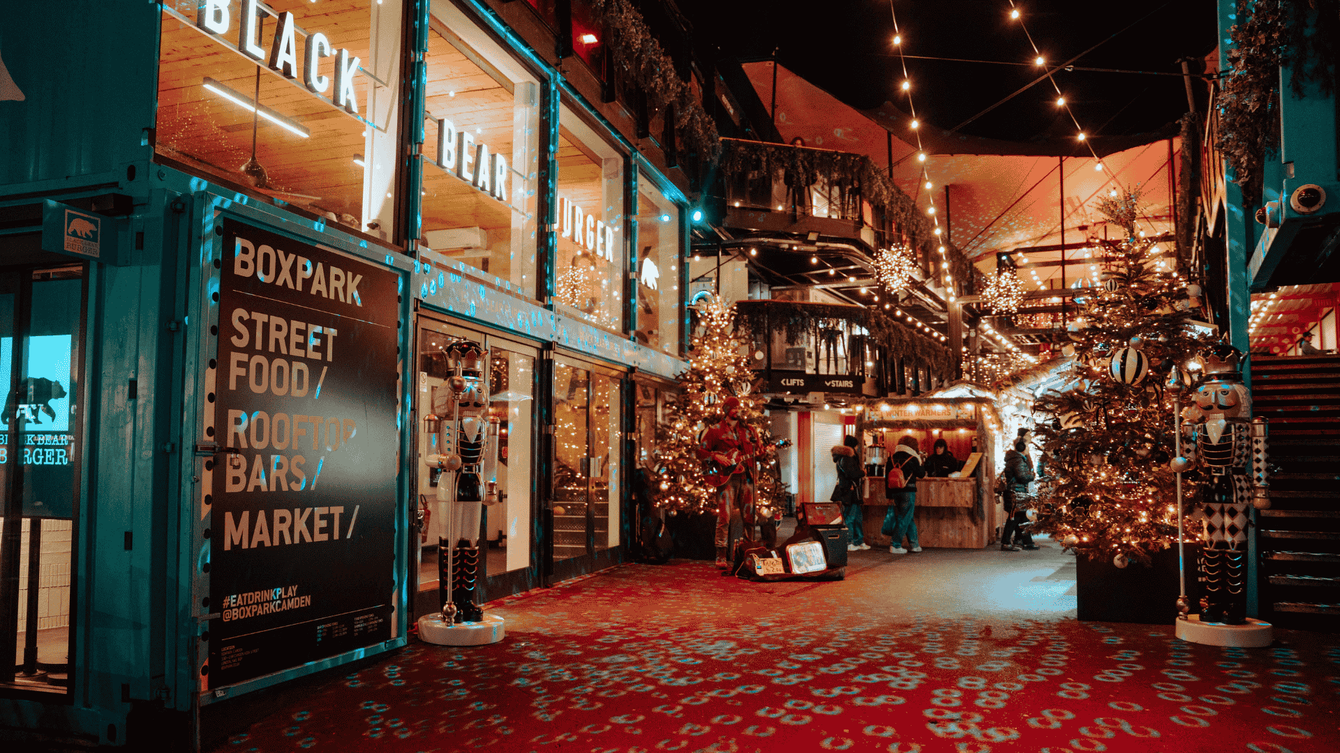 BOXPARK Camden at Christmas