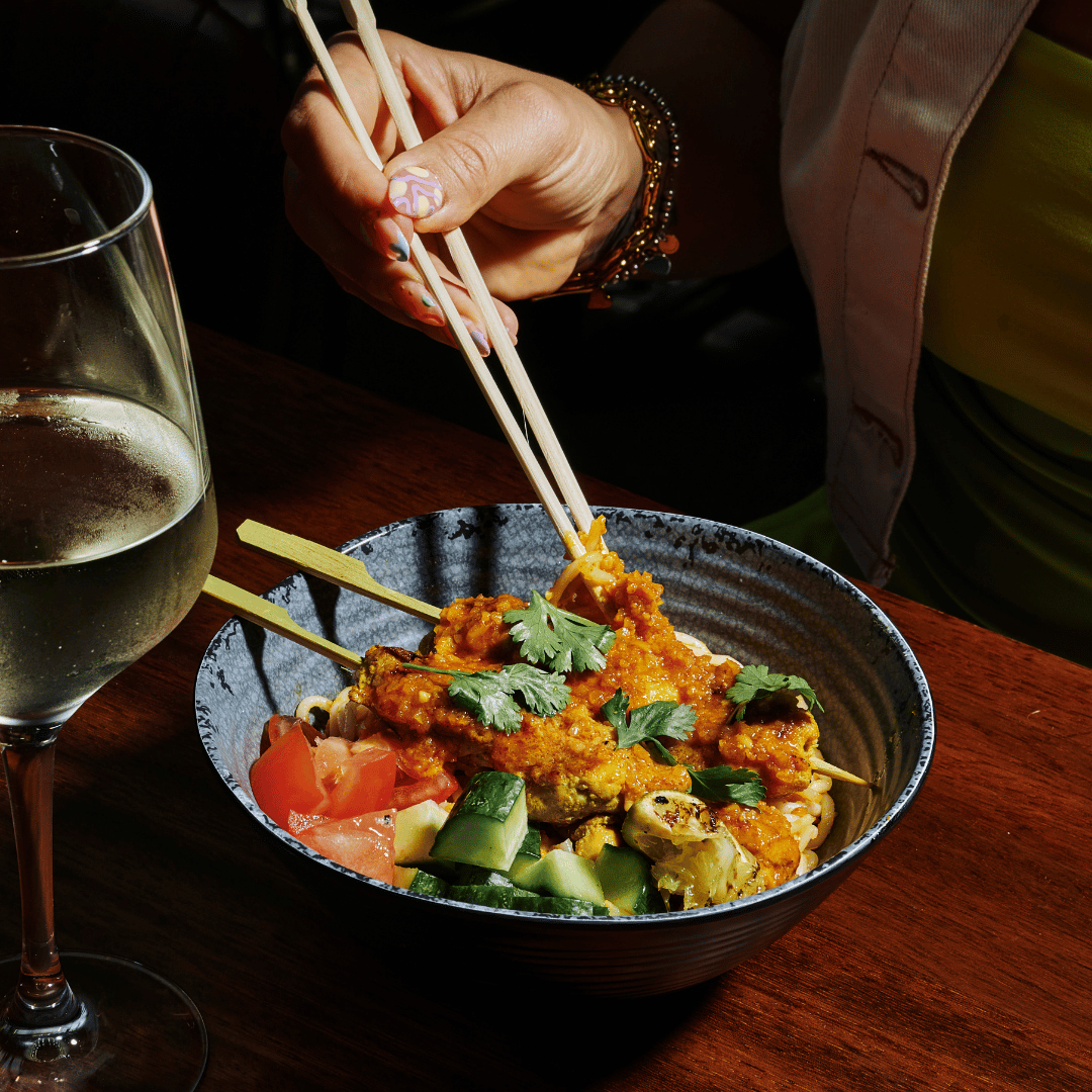 Satay Chicken Noodles 