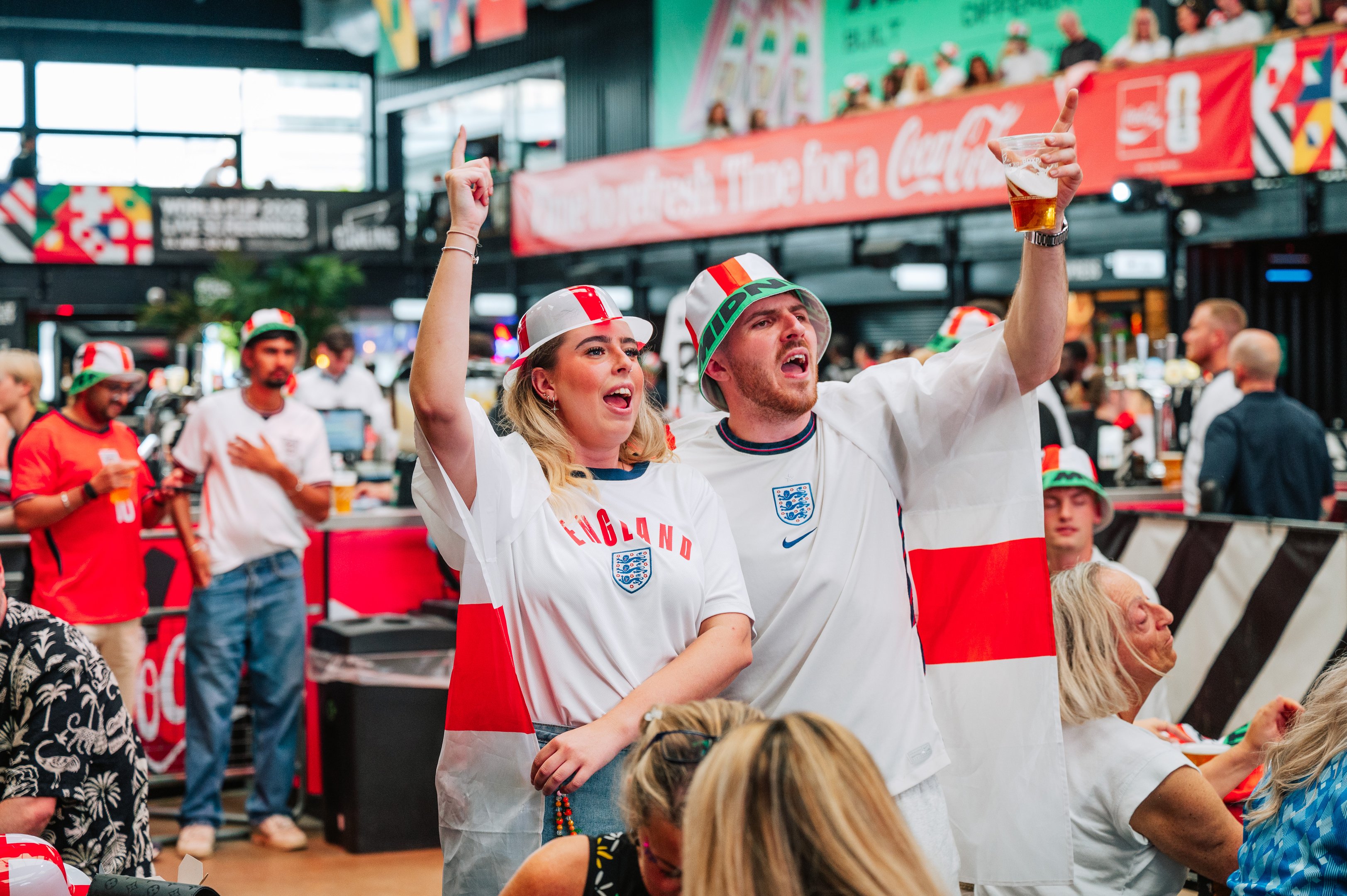 ENGLAND FANPARK: ENGLAND V CZECHIA