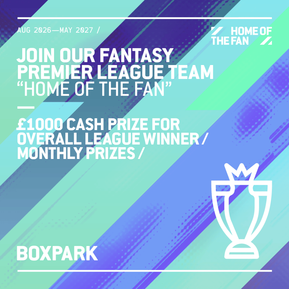 Win Prizes with the BOXPARK Fantasy Premier League