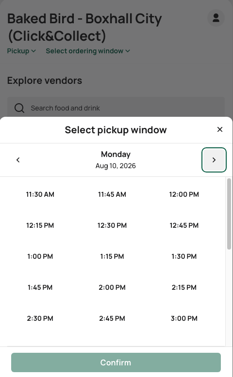 Click and Collect at BOXHALL in Liverpool Street