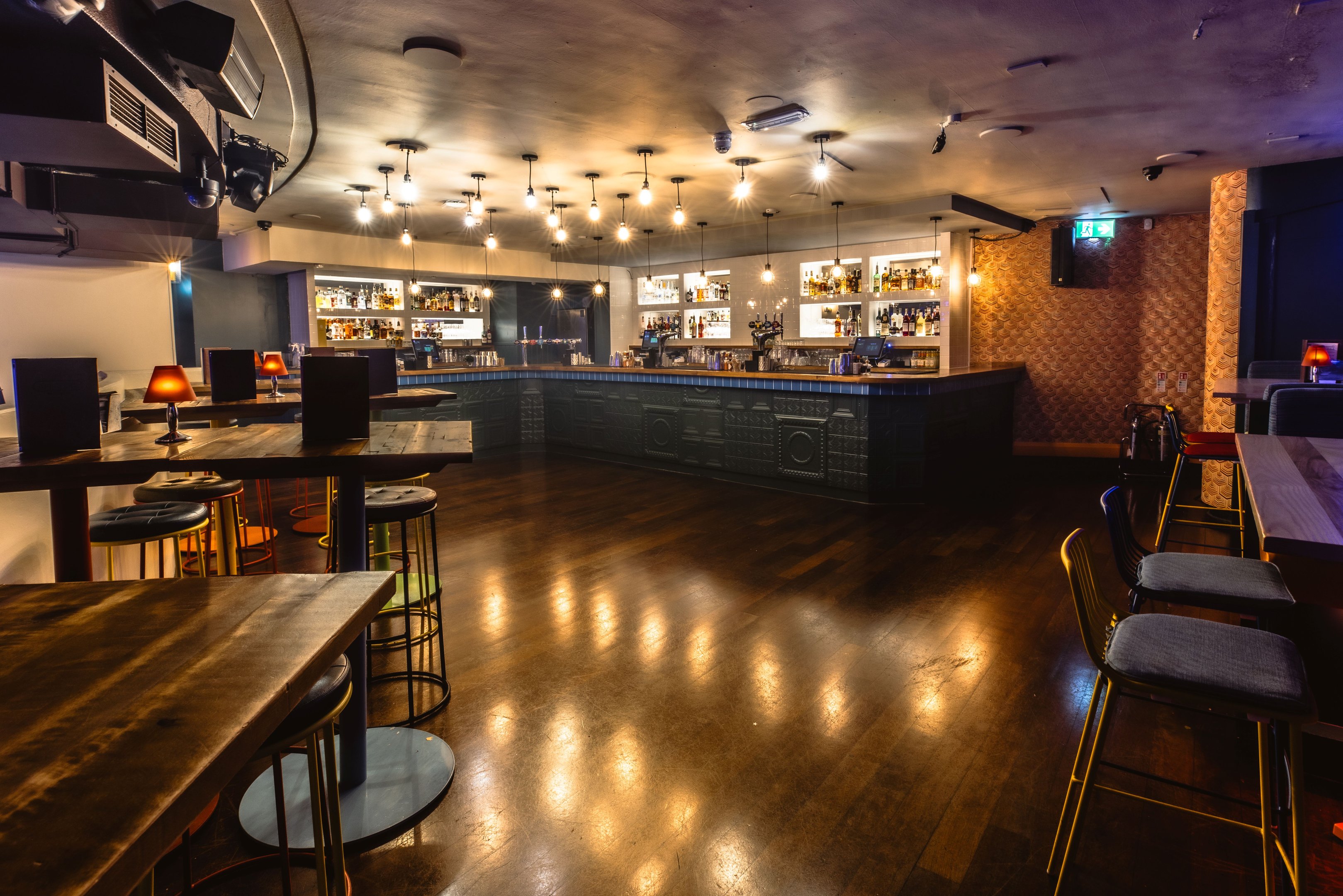 An image of the Private Hire space in Covent Garden with a private bar