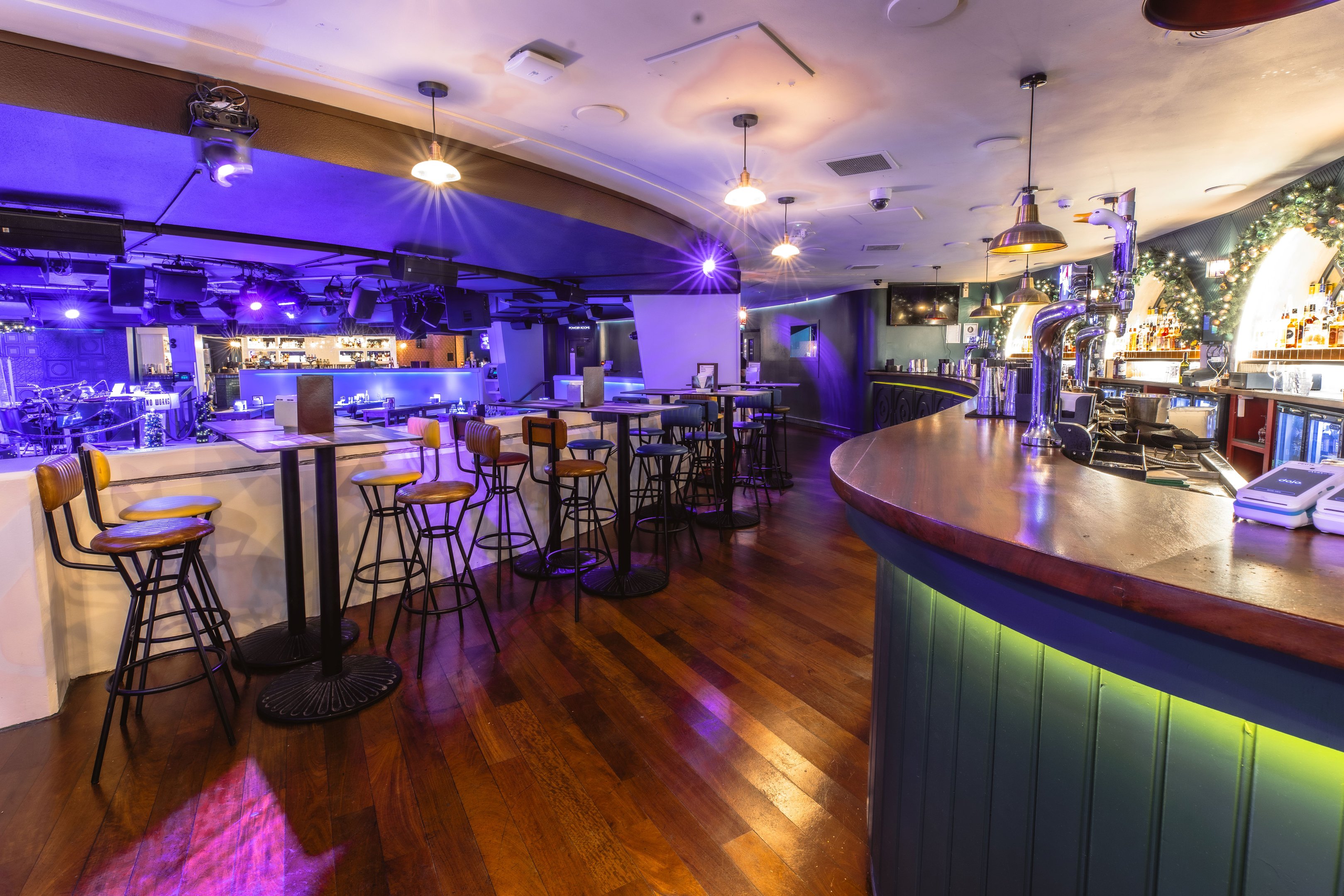 An image of the Private Hire space in Covent Garden with a private bar