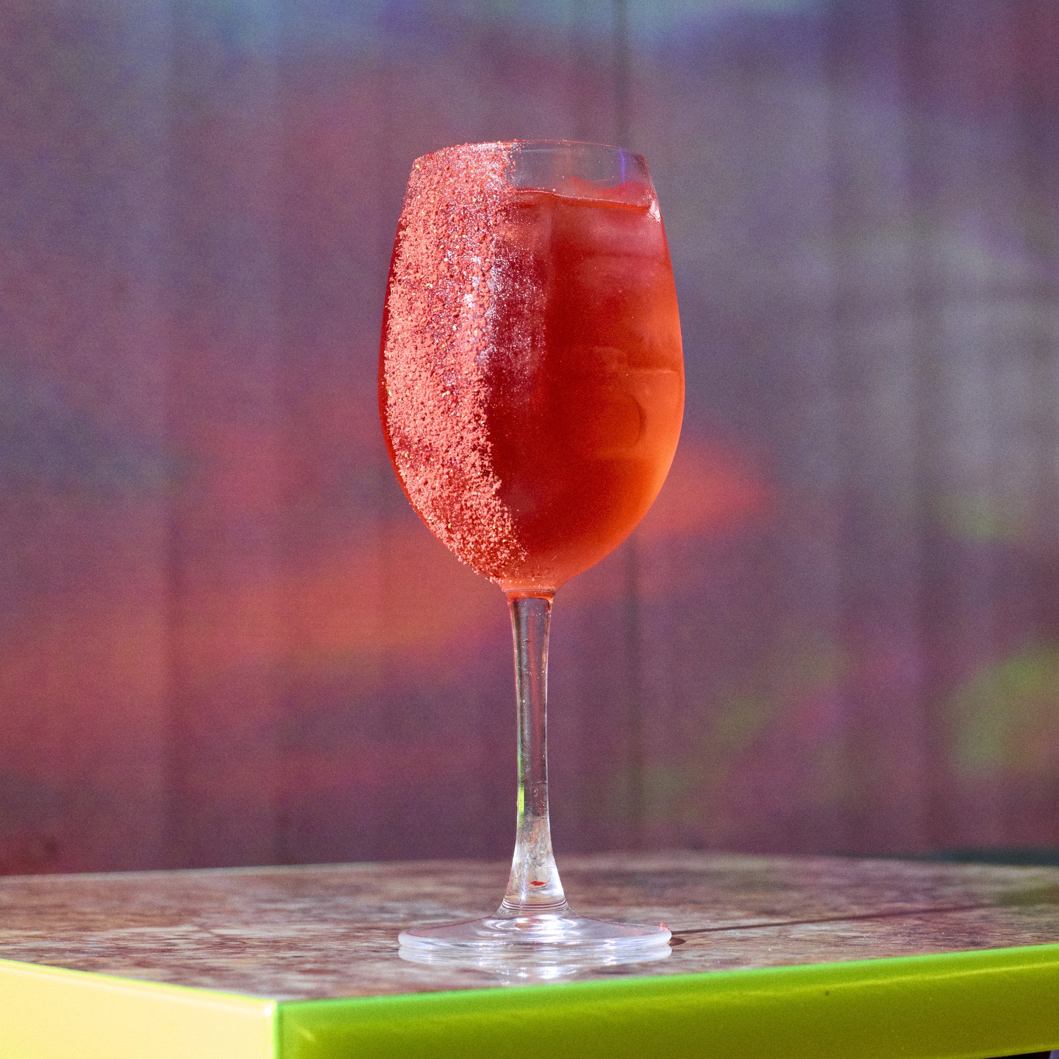 A Strawberry Light Spritz mocktail at Nikki's bar