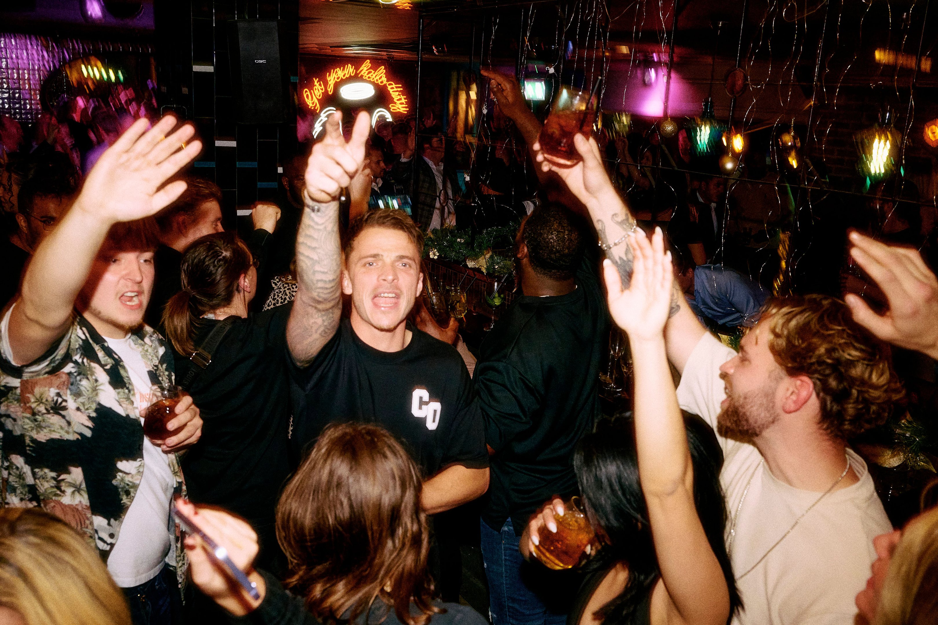 Guests dancing in Dirty Martini