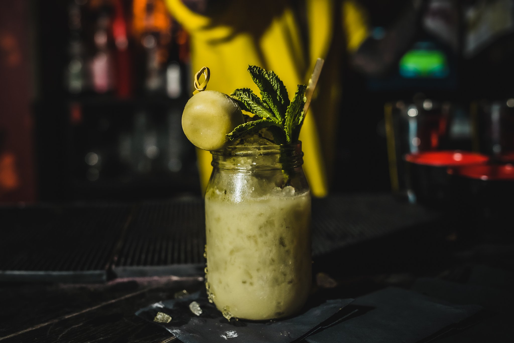 Matcha Punch Japanese inspired cocktail at The Cocktail Club