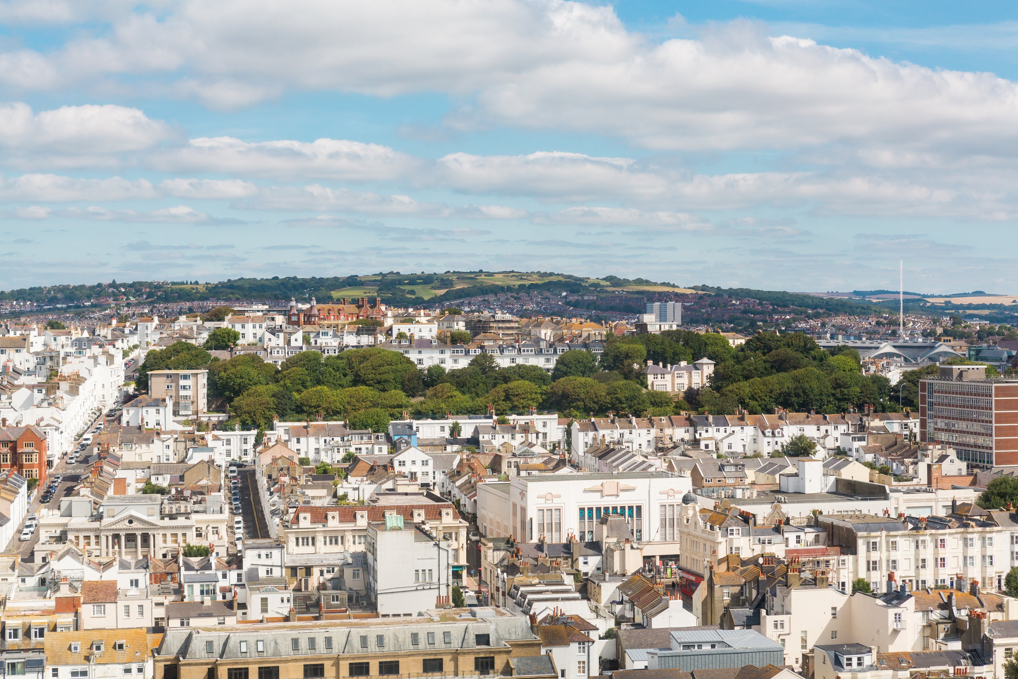 View of Brighton from i360