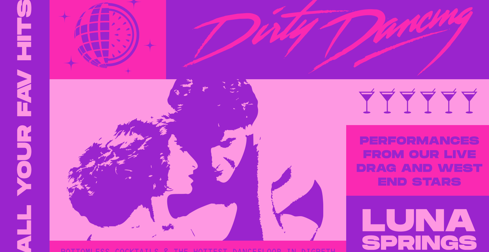 Dirty Dancing Bottomless Brunch at Luna Springs