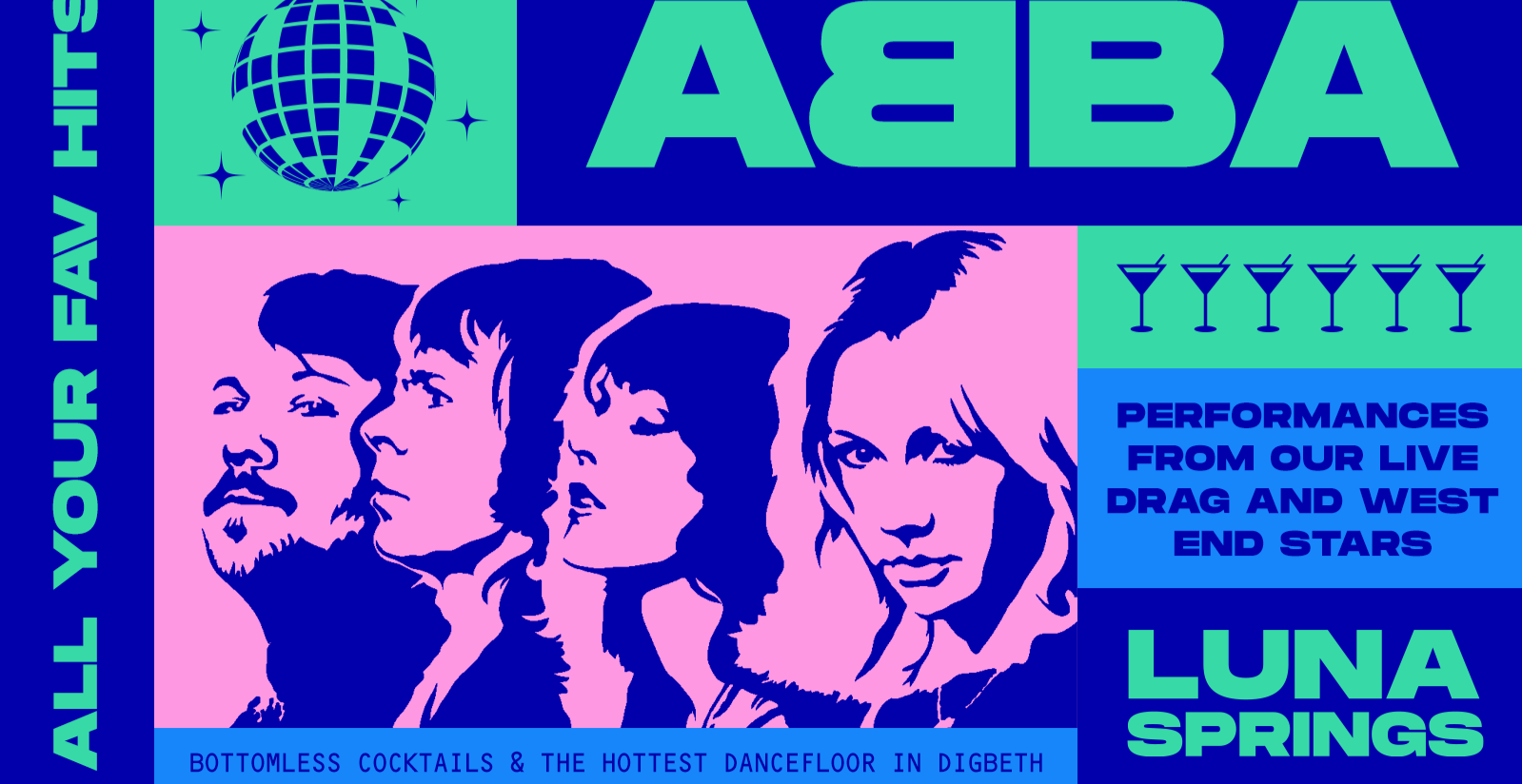 The Big Abba Bottomless Brunch at Luna Springs