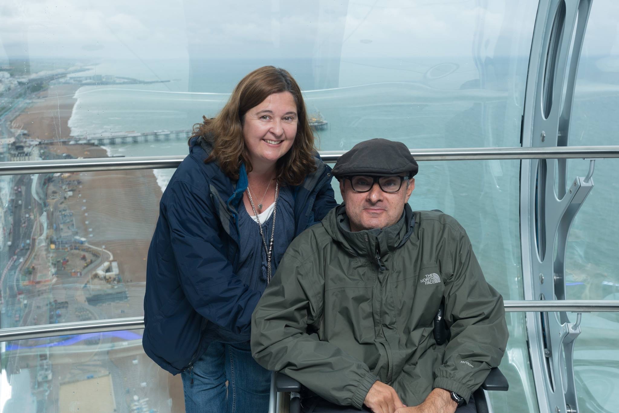 An image of a wheelchair user enjoying the Brighton i360 experience