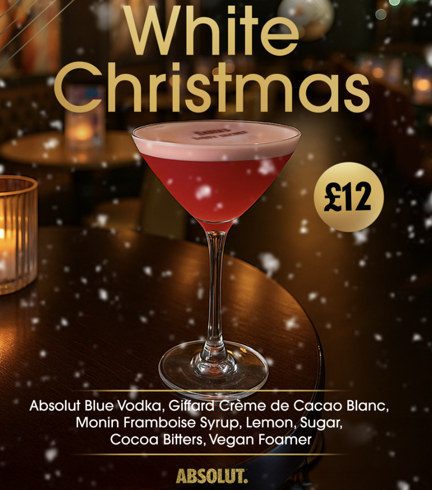 white christmas dirty martini